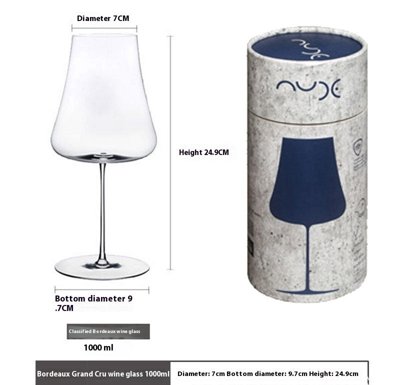 Ultra-Thin European Crystal Red Wine Glass