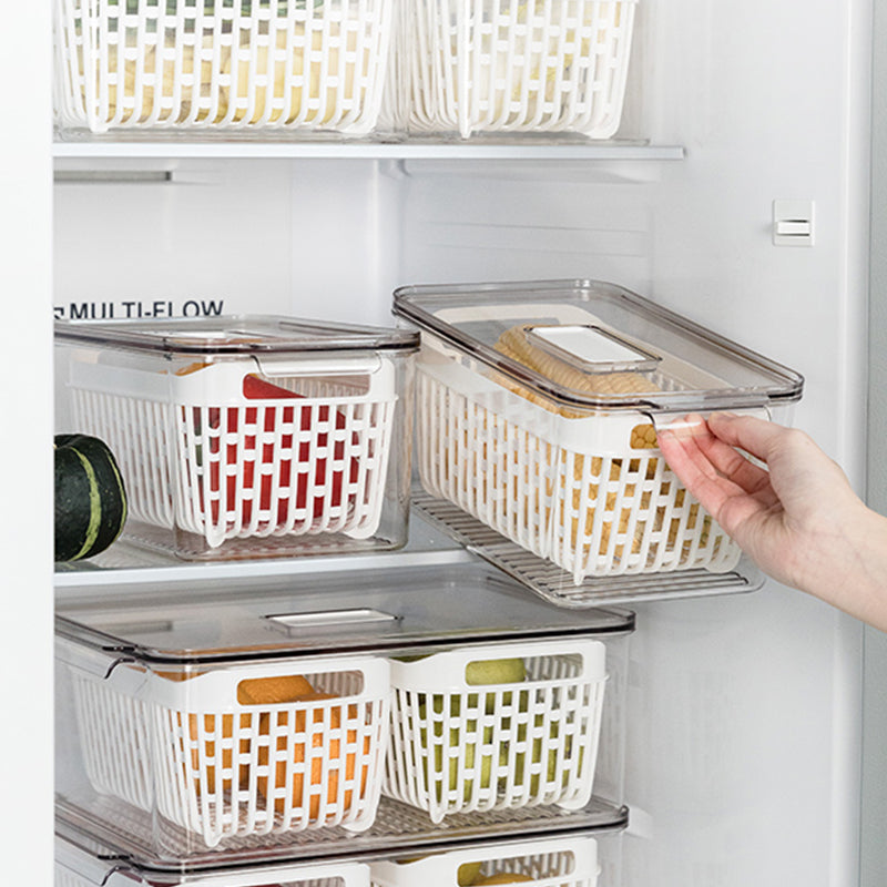 Refrigerator Freezer Storage Box with Lid